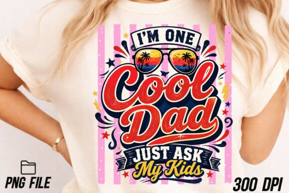 Funny Cool Dad Graphic PNG: Perfect for Dad-Themed Designs