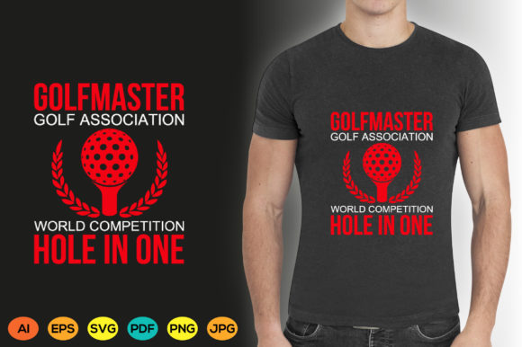 Golf Master Graphic: A Bold Design Asset for Creators