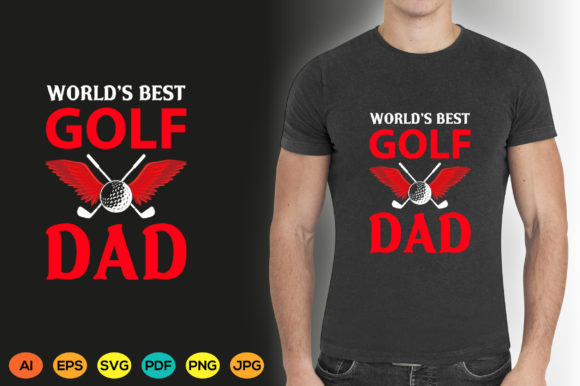 Golf T-shirt Design Golf Dad Graphic: Your Next Favorite Design Asset