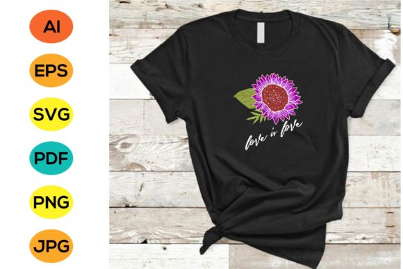 Love T-Shirt Graphic: A Complete Design Asset for Creators