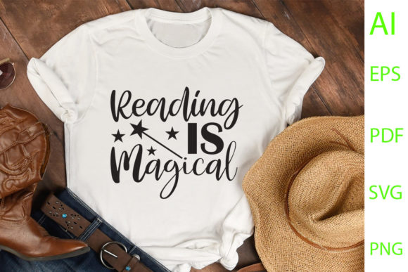 Reading is Magical SVG Graphic: A Designer’s Guide to a Versatile Asset
