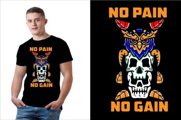 Skull T-SHIRT DESIGN Graphic Vector: A Bold Asset for Creators